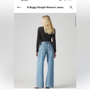 Levi’s XL Baggy Straight jeans